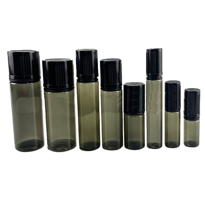 10ml-100ml PET 액체 방울병 사용자 지정 로고 스크린 인쇄 둥근 모양