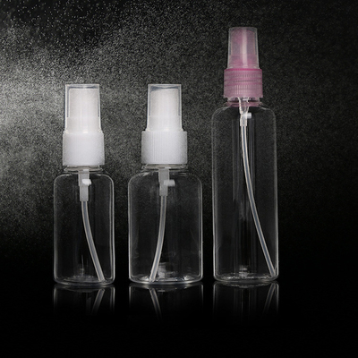 고 용량 100ml 120ml 150ml 200ml 250ml 500ml 맑은 흰색 앰버 파란색 PET 플라스틱 화장품 포장 스프레이 병