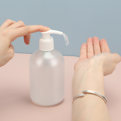 플립 톱 원형 PET 로션 병 300ml 선명한 병 효과적 인 신체 관리를 위해