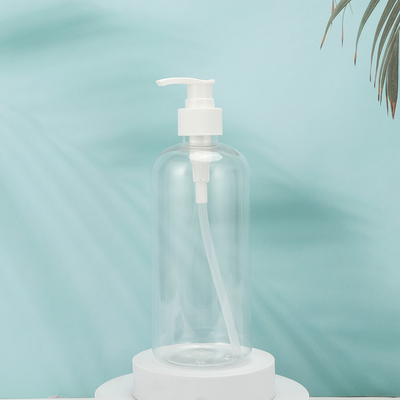 둥근 PMMA 플라스틱 로션 병 사용자 정의 가능한 모양 PET 목걸이 UV 전자기 모자 250ml-500ml