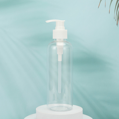 둥근 PMMA 플라스틱 로션 병 사용자 정의 가능한 모양 PET 목걸이 UV 전자기 모자 250ml-500ml