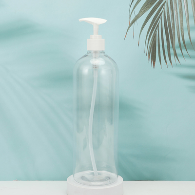 둥근 PMMA 플라스틱 로션 병 사용자 정의 가능한 모양 PET 목걸이 UV 전자기 모자 250ml-500ml