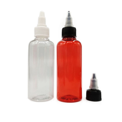15ml-100ml 용량의 투명한 플라스틱 나사 톱 병