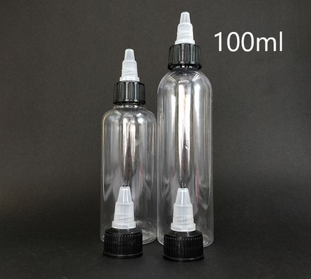 15ml-100ml 용량의 투명한 플라스틱 나사 톱 병