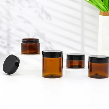 투명한 디자인 알루미늄 밀폐 뚜?? 잔 컨테이너 세트 - 2oz에서 8oz 용량