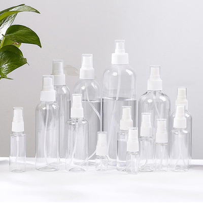 다재다능한 매일용 용량 PET 플라스틱 스프레이 병 10ml 15ml 30ml 50ml 60m 70ml 100ml 200ml 500ml