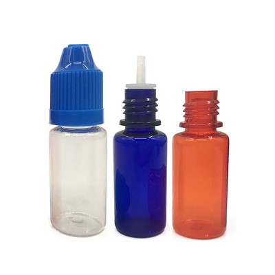 투명한 10ml 15ml 30ml 60ml 80ml 100ml PET E 액체 병