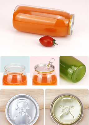 누출 방지 단열 플라스틱 우유 차 병 정면 둥글 선명한 나사기 뚜?? 120ml 250ml 350ml 500ml