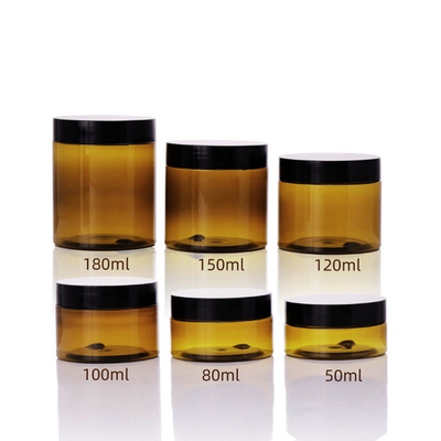 핫 판매 30ml 50ml 100ml 120ml 150ml 매트 블랙 포스트 플라스틱 용기 뚜??