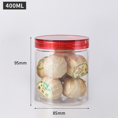 점액과 향신료를 위한 뚜?? 이 있는 선명한 둥근 플라스틱 병 (2oz-8oz)