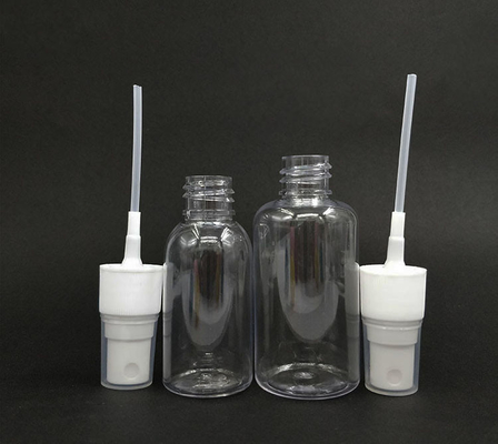 도매 비어 1oz 10ml 30ml 50ml 60ml 100ml 120ml 둥근 모양 포장 얇은 안개 PET 플라스틱 튜버 얼굴