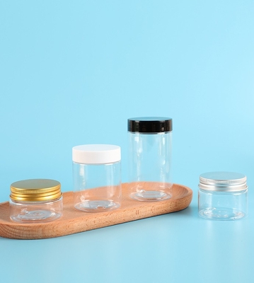 30ml 50ml 100ml 120ml 150ml 200ml 250ml 300ml 500ml 넓은 입 맑은 PET 플라스틱 포장 용기