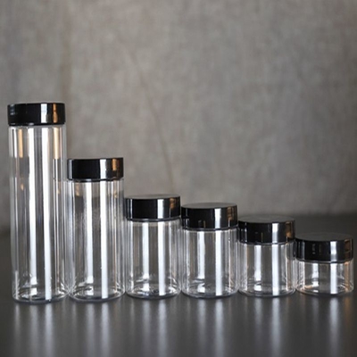 30ml 50ml 100ml 120ml 150ml 200ml 250ml 300ml 500ml 넓은 입 맑은 PET 플라스틱 포장 용기