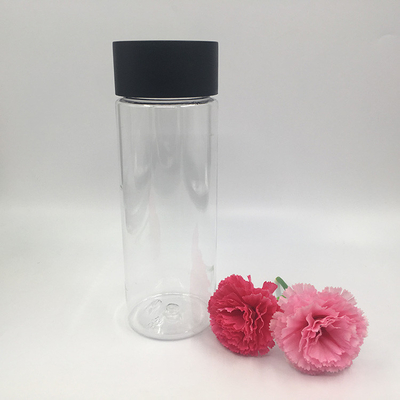 250ml 정면 둥근 플라스틱 우유 차 병 뚜?? 에 나사
