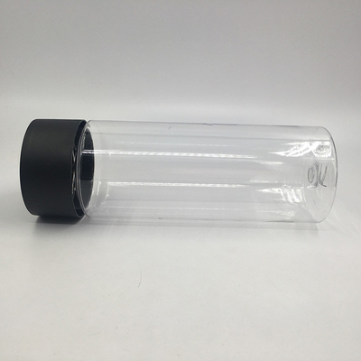 250ml 정면 둥근 플라스틱 우유 차 병 뚜?? 에 나사