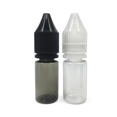 18mm 목 크기 사용자 지정 로고 PET 스크린 액체용 작은 병 100ml
