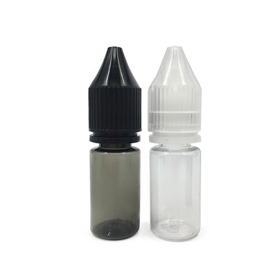 18mm 목 크기 사용자 지정 로고 PET 스크린 액체용 작은 병 100ml