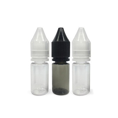 18mm 목 크기 사용자 지정 로고 PET 스크린 액체용 작은 병 100ml