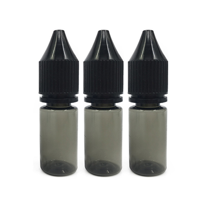 18mm 목 크기 사용자 지정 로고 PET 스크린 액체용 작은 병 100ml