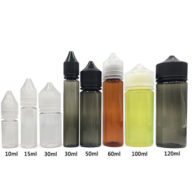 투어 10ml 15ml 30ml 60ml 80ml 100ml 스크루 캡 투명한 E 액체 병