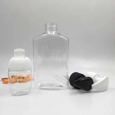 24mm 칼리버 플라스틱 선명한 PET 화장품 펌프 병