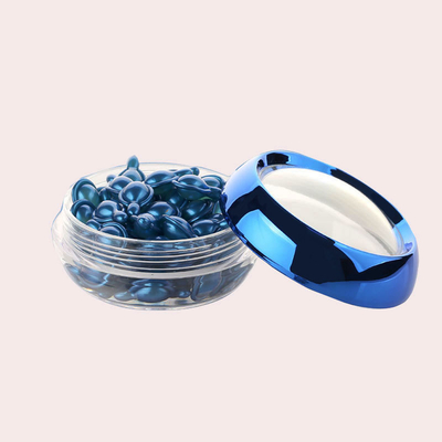투명 둥근 화장품 용기 30ml PP 잔