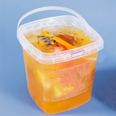 0.5kg 투명 플라스틱 누출 방지 우유 차 물병