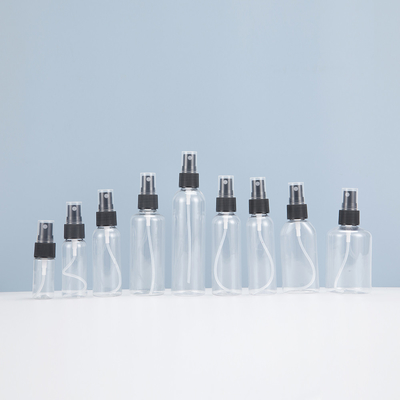 친환경 투명한 PET 플라스틱 스프레이 병 매일 10ml 15ml 30ml 50ml 60m 70ml 100ml 200ml 500ml