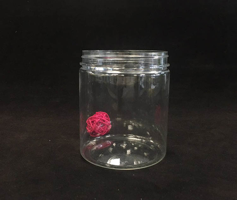 압력 감수성 뚜?? 이 있는 투명한 둥근 바닥 플라스틱 병 (3oz-8oz)