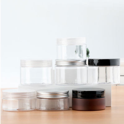 150ml 200ml 250ml 300ml 500ml 1000ml 플라스틱 반려동물 냄비 커프가 있는 화장품 용기