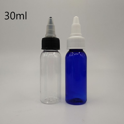 50ml 맞춤형 맑은 스크루 톱 플라스틱 병