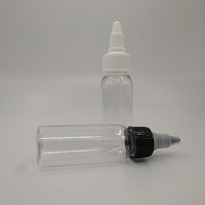 100ml 선명한 플라스틱 스크루 상단 액체 병