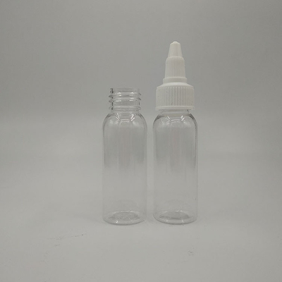 100ml 선명한 플라스틱 스크루 상단 액체 병
