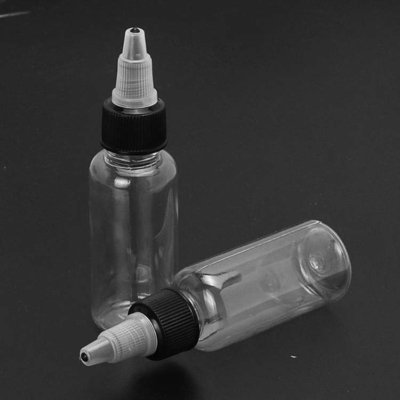 편리하게 분배 할 수 있도록 스크루 톱 뚜?? 이 있는 80ml 플라스틱 병