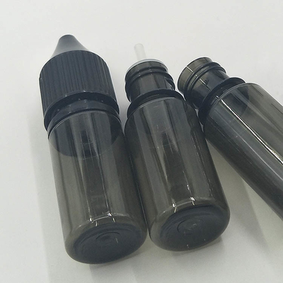 컬러 컬러 맞춤 인쇄 10 - 100ml 어린이 보호 스크루 캡 투명 둥근 E 액체 병