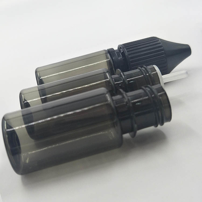 컬러 컬러 맞춤 인쇄 10 - 100ml 어린이 보호 스크루 캡 투명 둥근 E 액체 병