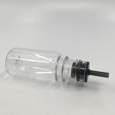컬러 컬러 맞춤 인쇄 10 - 100ml 어린이 보호 스크루 캡 투명 둥근 E 액체 병