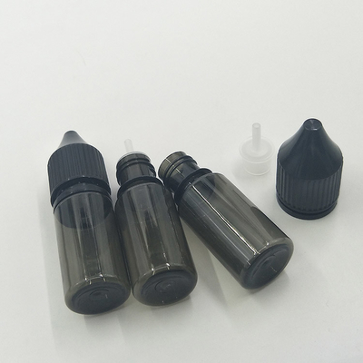 컬러 컬러 맞춤 인쇄 10 - 100ml 어린이 보호 스크루 캡 투명 둥근 E 액체 병