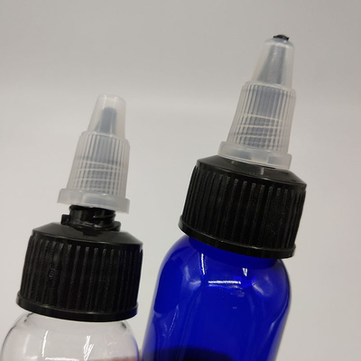 100ml 플라스틱 나사 톱 캔 사용자 정의 가능한 라벨 패널과 밀폐 유형