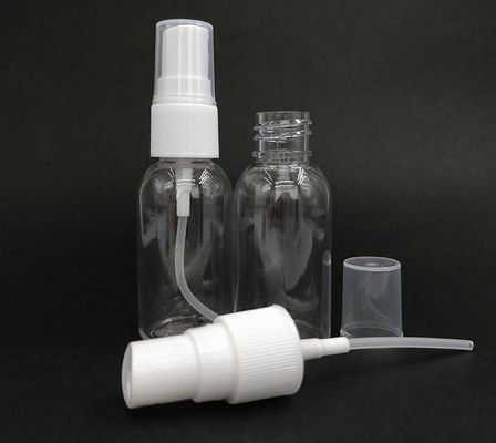 클래식 디자인 50ml 선명한 PET 플라스틱 스프레이 병