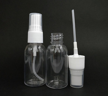 클래식 디자인 50ml 선명한 PET 플라스틱 스프레이 병