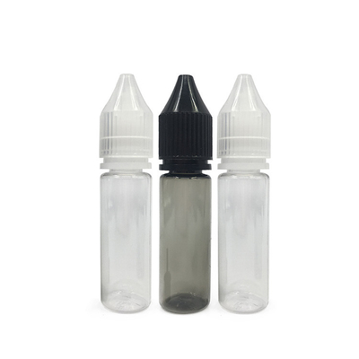 E 액체용 15ml 투명한 어린이 보호 PET 플라스틱 병