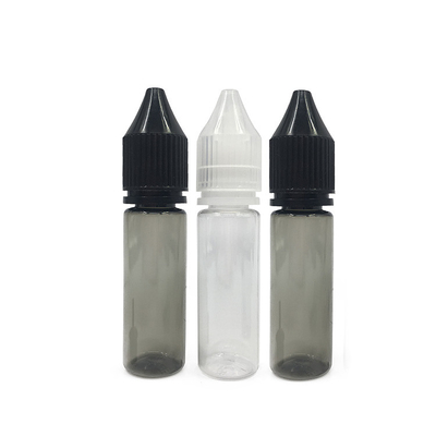 E 액체용 15ml 투명한 어린이 보호 PET 플라스틱 병
