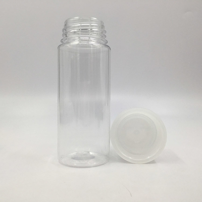 30ml 용량의 어린이 보호 스크루 캡을 가진 맞춤형 투명한 원형 PET E 액체 병