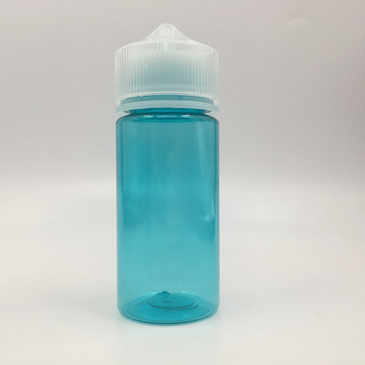 30ml 용량의 어린이 보호 스크루 캡을 가진 맞춤형 투명한 원형 PET E 액체 병