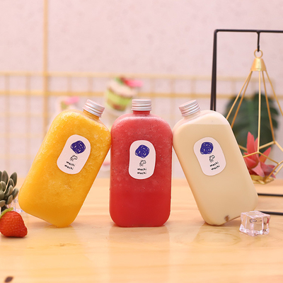 뚜?? 에 나사 를 달고 있는 맞춤형 플라스틱 120ml 우유 차 병