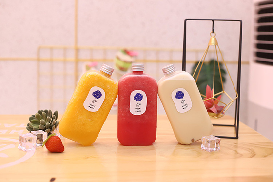 뚜?? 에 나사 를 달고 있는 맞춤형 플라스틱 120ml 우유 차 병