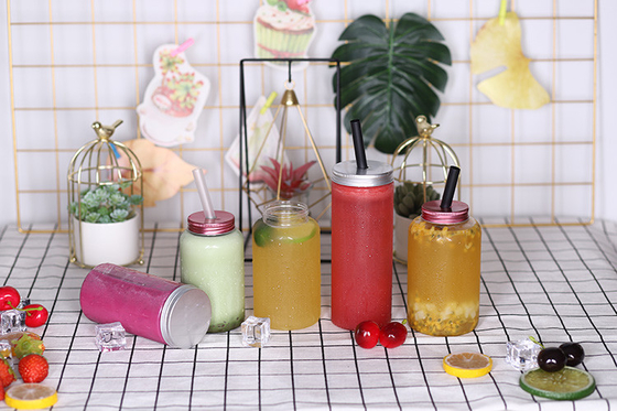 Modern Square Round Plastic Beverage Container with Cover 현대 사각형 둥근 플라스틱 음료 컨테이너