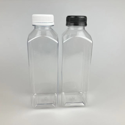 가출 방지 쿼어 맑은 플라스틱 우유 차 병 내구성있는 손잡이
