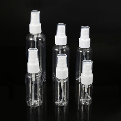 투명한 맞춤형 스프레이 병 100 Ml PP 캡과 PET